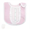 3 warstwy Baby BIBS Bandana Bawełniana Burp Cloths Karmienie Dziecko Wodoodporne Bib Infant Saliva Ręcznik Koszula Koszulka Kształt YD0579