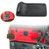 Copertura della decorazione del sedile della targa posteriore in ABS nero per Jeep Wrangler TJ 1997-2006 Accessori esterni per auto di seconda generazione