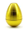 L'ultimo Smoke grinder 58X79MM dimensioni colore multicolore guscio d'uovo bicchiere a quattro strati smerigliatrice per fumo apparecchio in lega di alluminio Supporto logo personalizzato