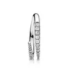 Autentyczne 925 Srebrne linie srebrnego pierścienia Blask Women Pierścienia Pierłnictwo ślubne Pierścienie oryginalne zestaw pudełka na nowy pierścień Pandora