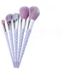 Thread Colorful Makeup Brush Set Foundation Powder Eye Shadow Make Up Brushes Cosmetic Beauty Make Up Tools 10pcsset RRA6795243220