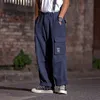 Jartiyer Pantolon Erkek Streetwear Tulum Çok Cep Çalışma Kargo Pantolon Rahat Geniş bacaklı Baggy Pantolon Erkekler1