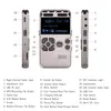 Enregistreur Professional HD Digital Voice Recorder Onebutton Record Record Réduction du bruit Dictaphone USB Rechargeable 8 Go 16 Go 32 Go de grande capacité