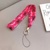 Phone Silk lanyard Letter Tags Strap Neck Lanyards Strap for keys ID Card Pass Gym Mobile Phone USB badge Hang Rope