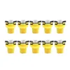 50PCS B8.5D 509T B8.5 LED Gul T5 1SMD Lampa bilmätare Dashboard Panel Cluster Dash Bulb Dashboard Instrument Light Replacement Lampor