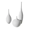 Modern Minimalistisk handgjord konst Zen keramiska ornament Vardagsrum Modell Heminredning Blomma Vase 210414