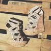 Olomm New Women Platform Sandals Каньцы высокие каблуки сандалии открытые пальцы из черного апельсинового синего бежевого туфли для вечеринок женщин нас плюс 5-15