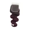 Brasiliano Ombre 1b / 99J Wave Body Wave Capelli per capelli umani con chiusura a pizzo