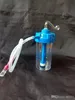 bouteille d'oxygène acrylique narguilé bong en verre en gros brûleurs à mazout en verre Les conduites d'eau huile fumante gratuit Rigs