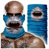 3D Animal Monkey Shark Dog Tiger Face Masks Seamless Magic Bandana Neck Warmer Tube Shield Gaiter Scarf Headband Snowboard Bicycle Headwear