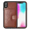 Fall för iPhone 11 12 Pro Max XS XR 8 7 6 Plus läderfodral tre antimobile plånbokskalhållare täcker med kort slot2170248