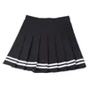 여름 치마 여성 rok 높은 허리 pleated 여성 스커트 mujer cosplay femme skorts saias mulher 여자 댄스 미니 스커트