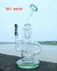 Glassart Fab Huevo Vaso de vidrio Bongs Cabezal de ducha Perc Bong Reciclador Dab Rig Tuberías de agua Plataformas petroleras Tazón Cuarzo Banger Titanio Clavo 6 Estilo