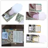 Draagbare zeep papier blad reizen instant reinigingshanden met doos mini geurende plak verse en geurige wegwerp
