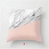 Fodera per cuscino geometrica 45x45 cm Struttura in marmo Fodera per cuscino per cuscino per divano Decorazioni per la casa D190109027091374