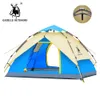 Gazelle 캠핑 텐트 3-4 인칭 텐트 유압 자동 방수 더블 레이어 텐트 초경량 야외 하이킹 피크닉 텐트