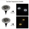 Solar Light Lead Solar Powered Garden Lamp Lame Открытый путь LED Light 4 ШТ. / Установлен Ярд Газонные лампы Солнечный ландшафт Световое украшение 8LED LT1075