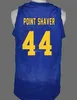 Western University Blue Chips Movie Basketball Jersey 50 Shaq Neon Boudeaux 44 Tony The Point Shaver 22 Anfernee Hardaway Butch Mcrae Maglie Uomo