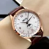 4 стиля, часы высокого качества Heritage Chronometere Perpetual 112538 Autoamtic, мужские часы с белым циферблатом, кожаным ремешком, мужские наручные часы265x
