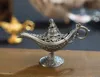 Outras artes e artesanato Classic Rare Hollow Legenda Magia Lâmpadas Incenso Queimadores Retro Desejando Oil Lamp Decor Presente