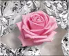 Photo 3D papier peint personnalisé 3d peintures murales papier peint Rose Diamant 3D salon TV Fond Wall Sticker Décoration pepel de parede