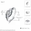 Fashion- 3.5 Gram 100% Genuine 925 Sterling Silver Jewelry Black&white Stone Wedding Rings For Women Bijoux Size 5 6 7 8 9 10 C307 S514