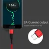 1m 3ft Nieuwe duurzame hi-weerstand gevlochten nylon USB Type-C kabel 2.4a snel opladen Micro USB-kabelgegevens Synchronisatie USB-laderkabel voor mobiele telefoon universeel