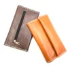 Portable PU Leather Tobacco Pouch Dry Herb Storage Bag Tobacco Holder Magnet Fastener Man Woman Wallet Purse Smoking Accessories