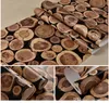 Modern Thick 3D Wood Log Texture Embossed PVC Waterproof Wall Paper Roll Living Room Desktop Wallpaper Mural Papel De Parede297D7347628