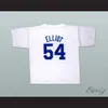 Benutzerdefinierte Jack Elliot #54 Mr. Baseball Movie Jersey Chunichi Dragons Weiß Blau Jeder Name und jede Nummer Größe S-4XL