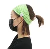 Mask Headband Button Anti-Tightening Mask Holder Headwrap Protect Ears Mask Strap Extender Headwear Hair Band Yoga Headscarf GGA3348-4