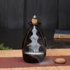 Lampade di incenso buddista a riflusso realizzate in ceramica Stili multipli Incensieri con bastoncini di joss Bruciatori a cono Lampada di fragranza classica 287l