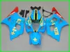 Injectie Mold Fairing Kit voor Suzuki GSXR1000 K3 03 04 GSXR 1000 2003 2004 ABS Grijs Zilver Black Fackings Set SE50