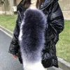 Partihandel-Fashion Fur Collar Womens Down Jackor Vinterrock Parka för Tjej Kvinnor Puffer Lös Varm Jacka Plus Storlek Coats Duck