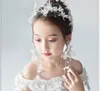 ヘッドウェアフアンヤーンフラワーヘアアクセサリー日本と韓国の白い結婚式のヘアアクセサリー韓国のセン鹿結婚式のアクセサリー