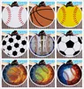 Honkbal Softabl Basketbal Voetbal Sport Strandhanddoek met Tassel Round Beach Handdoeken voor Dames Zomer Zonnebaden Baddoeken Deken Deken