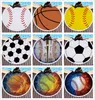 Baseball softmabll basketboll fotbolls sport strand handduk med tofs rund strand handdukar för kvinnor sommar sola badhanddukar filt