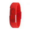 Meisje jongen kinderen kleurrijke sport led horloges snoep jelly mannen vrouwen siliconen rubber led scherm digitale horloge armband band polshorloge