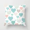 Lycklig Alla hjärtans dag Pillowcase Kärlek Make Up Brev Skriv ut Kudde Skal Par Hem Soffa Kasta PillowCase 45 * 45cm