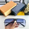 Moderahmen neue beliebte Designer-Sonnenbrille Lichtfarbschutz dekorative Brille Top-Qualität 114