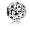 Hurtownie 100 sztuk Posrebrzany Urok Sterling Silver European Charms Koralik Big Hole Fit Pandora Bransoletki Wąż Łańcuch Moda DIY Biżuteria