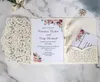 3D Wedding Invitation Cards Laser Hollow Out Bride And Bridegroom Ivory White Invitations For Wedding Engagement By DHL Sellin9614106