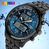 Skmei Outdoor Sport Watch Men Alarm Chrono Kalendarz 3Bar Waterproof Back Light Dual Display WristWatches Relogio Masculino 1032