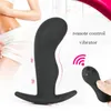 Silicone Vibrant Butt Plug Télécommande Anal Plug Prostata Masseur Buttplug Anal Gode 10 Vitesses Vibration Pour Femmes Hommes Y19062902
