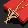 Hombres Hip Hop Collares pendientes Six-star Holy Grail Zircon Mens Fashion Necklace Classic Designer Jewelry Gifts