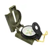 야외 캠핑 장비 멀티 도구 휴대용 접이식 나침반 군사 등반 금속 나침반 관광 생존 도구 프로