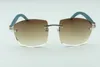 New Sunglasses A4189706-1 순수한 천연 푸른 나무 사원 공장 직접 최고 품질 패션 유니esx 유리 2282