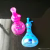 Accessori per bong in vetro per bottiglia d'acqua con barra dei colori ﾠ, Tubi per fumatori in vetro colorati mini multi-colori Tubi a mano Best Spoon glass Pipe