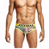 Jockmail ماركة مطبوعة رجل الملابس الداخلية سراويل مثير الرجال بيكيني سراويل calzoncillos hombre زلات cuecas calcinha مثلي الجنس داخلية فضفاضة