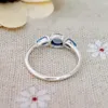 Оптовые - загадочное кольцо для Pandora CZ Diamond 925 стерлингового серебра серебра крем для крема с оригинальной коробкой роскоши дизайнерские украшения